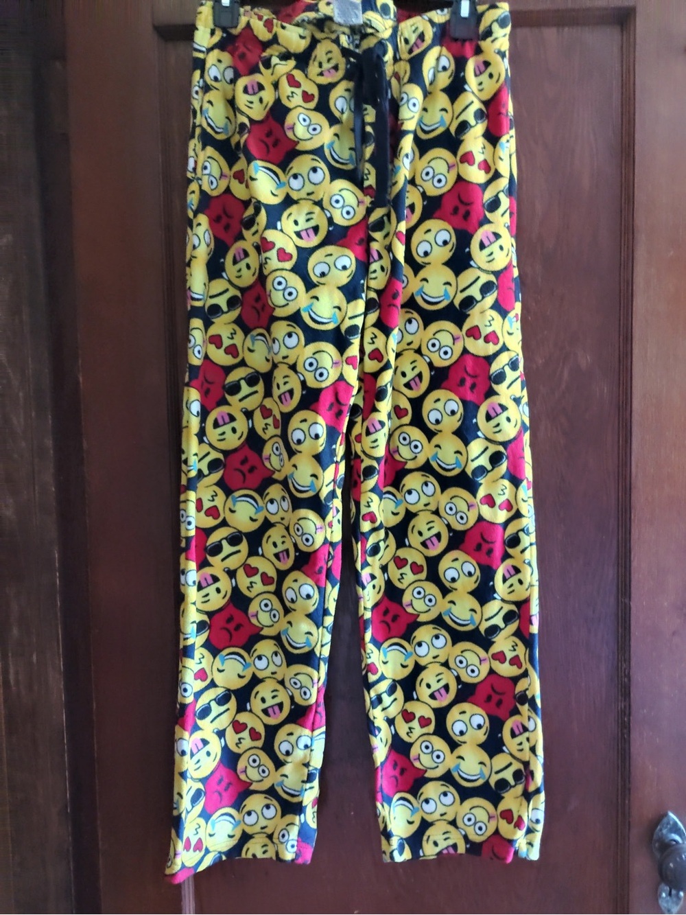Emoji Print Mens  Pajama Pants